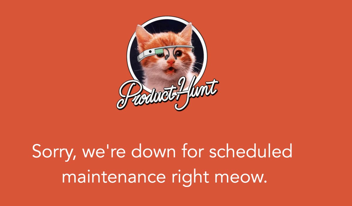 Maintenance banner